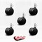 Service Caster 2'' Office Chair Casters Nylon Twin Wheel 3/8 Threaded Stem, 5PK SCC-UHTS02S50-NYS-381634-5 - alternate 2